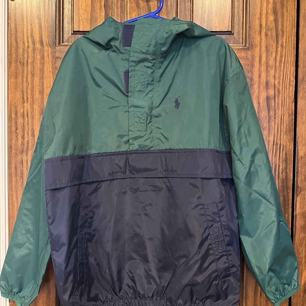 Polo by Ralph Lauren Green and Black Windbreaker Jacket